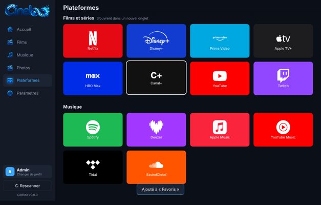 Plateformes de streaming et de musique