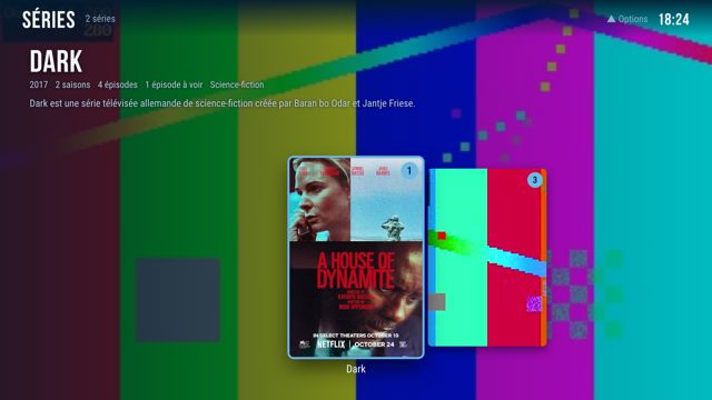 Mode TV — séries et saisons
